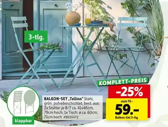 SCONTO Balkon-set „tallinn“ Angebot