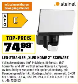 OBI Steinel led-strahler xled home 2 schwarz Angebot