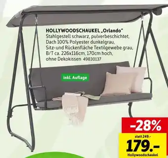 SCONTO Hollywoodschaukel „orlando“ Angebot