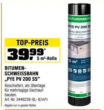 OBI Bitumen-schweissbahn pye pv 200 s5 Angebot