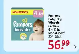 Rossmann Pampers baby-dry windeln Angebot