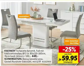 SCONTO Esstisch oder schwingstuhl Angebot