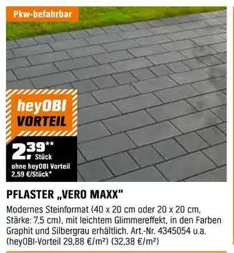 OBI Pflaster vero maxx Angebot