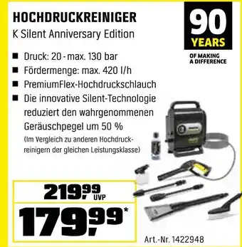 OBI Kärcher hochdruckreiniger k silent anniversary edition Angebot