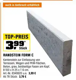 OBI Randstein form c Angebot