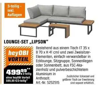 OBI Lipson lounge-set Angebot