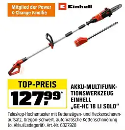 OBI Einhell akku-multifunktionswerkzeug ge-hc 18 li solo Angebot