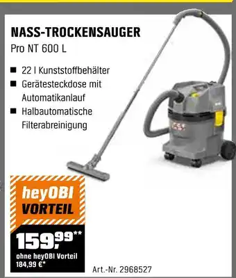 OBI Nass-trockensauger pro nt 600 l Angebot