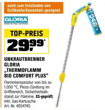 OBI Gloria unkrautbrenner thermoflamm bio comfort plus Angebot