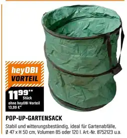 OBI Pop-up-gartensack Angebot