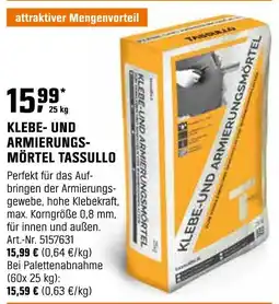 OBI Tassullo klebe- und armierungsmörtel Angebot