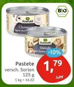 Budni Alnatura pastete Angebot