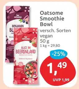 Budni Oatsome oatsome smoothie bowl Angebot