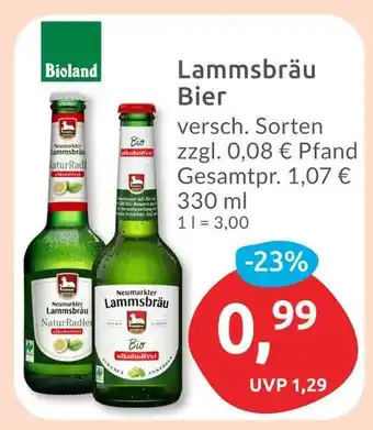 Budni Neumarkter lammsbräu lammsbräu bier Angebot