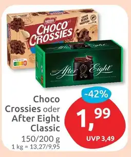 Budni Nestlé choco crossies oder after eight classic Angebot