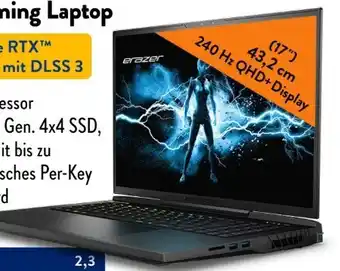 Aldi Süd Erazer Beast X40e High-End Gaming Laptop Angebot