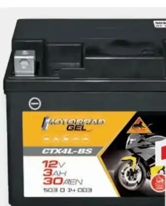 B1 Discount Baumarkt Panther Batterien Motorrad-Gel-Batterie Angebot