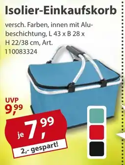 Sonderpreis Baumarkt Isolier-Einkaufskorb Angebot