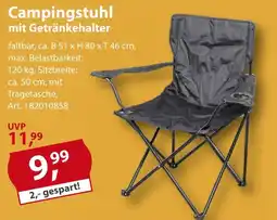 Sonderpreis Baumarkt Campingstuhl mit Getränkehalter Angebot