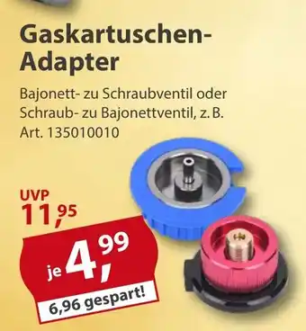 Sonderpreis Baumarkt Gaskartuschen- Adapter Angebot