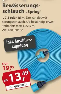 Sonderpreis Baumarkt Bewässerungsschlauch „Spring" Angebot