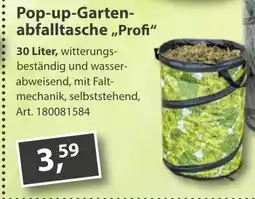 Sonderpreis Baumarkt Pop-up-Garten- abfalltasche,,Profi" Angebot