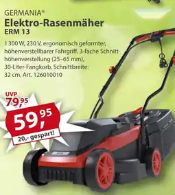 Sonderpreis Baumarkt GERMANIA Elektro-Rasenmäher ERM 13 Angebot