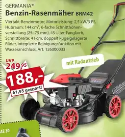 Sonderpreis Baumarkt GERMANIA Benzin-Rasenmäher BRM42 Angebot