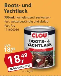 Sonderpreis Baumarkt CLOU Boots- und Yachtlack Angebot