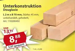 Sonderpreis Baumarkt Unterkonstruktion Douglasie Angebot