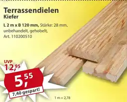 Sonderpreis Baumarkt Terrassendielen Kiefer Angebot