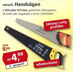 Sonderpreis Baumarkt GERMANIA versch. Handsägen Angebot