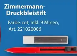 Sonderpreis Baumarkt Zimmermann- Druckbleistift Angebot