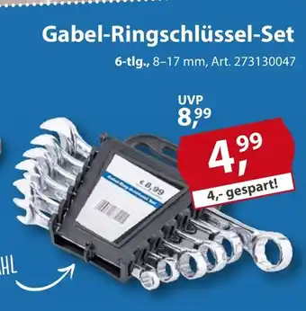 Sonderpreis Baumarkt Gabel-Ringschlüssel-Set Angebot