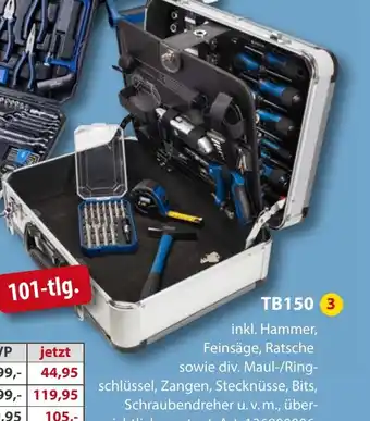 Sonderpreis Baumarkt Scheppach Werkzeugkoffer TB150 Angebot