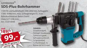 Sonderpreis Baumarkt GERMANIA SDS-Plus-Bohrhammer Angebot