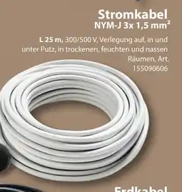 Sonderpreis Baumarkt Stromkabel NYM-J 3x 1,5 mm² Angebot