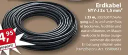 Sonderpreis Baumarkt Erdkabel NYY-J 3x 1,5 mm² Angebot