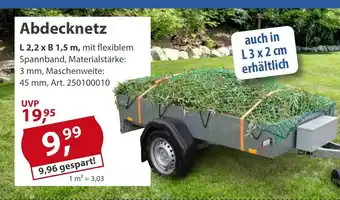 Sonderpreis Baumarkt Abdecknetz Angebot