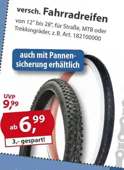 Sonderpreis Baumarkt versch. Fahrradreifen Angebot