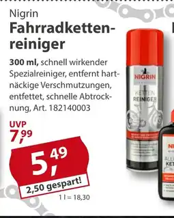 Sonderpreis Baumarkt Nigrin Fahrradkettenreiniger Angebot