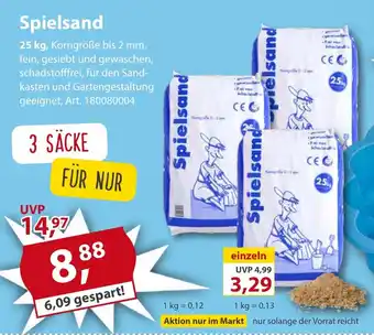 Sonderpreis Baumarkt Spielsand Angebot