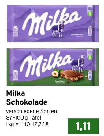 CAP Markt Milka Schokolade Angebot