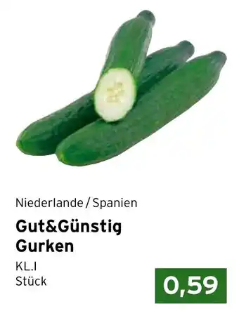 CAP Markt Gut&Günstig Gurken Angebot