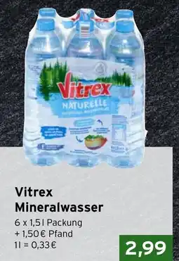 CAP Markt Vitrex Mineralwasser Angebot