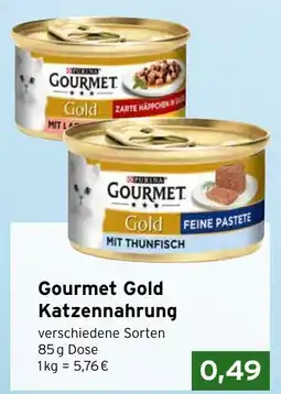 CAP Markt Gourmet Gold Katzennahrung Angebot