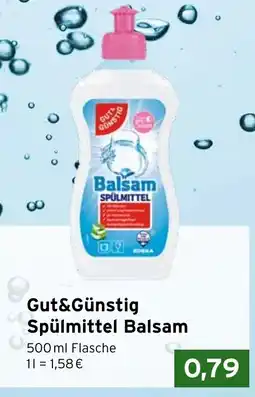 CAP Markt Gut&Günstig Spülmittel Balsam Angebot