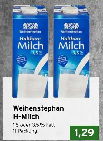 CAP Markt Weihenstephan H-Milch Angebot