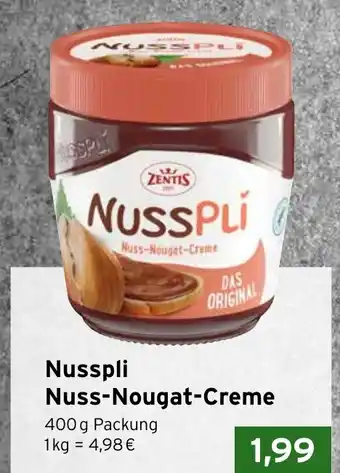 CAP Markt Nusspli Nuss-Nougat-Creme Angebot