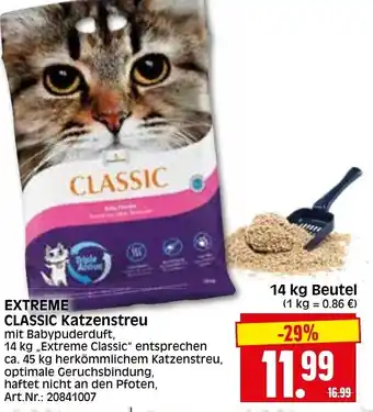 Herkules Baumarkt Extreme Classic Katzenstreu 14kg Beutel Angebot